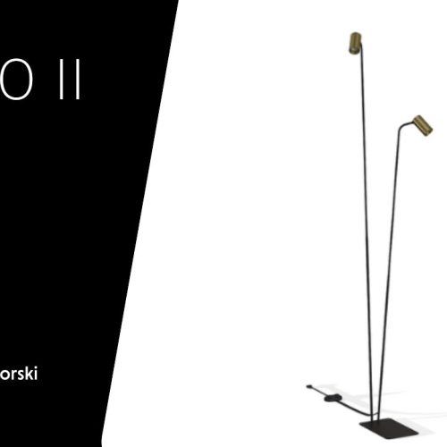 Торшер Nowodvorski Mono II GU10 2x10W IP20 Чорний - Зображення 3