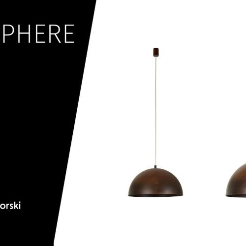 Підвісний світильник, люстра Nowodvorski Hemisphere Rust I L E27 1x60W IP20 Коричневий - Зображення 4