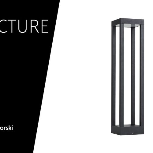 Вуличний світильник Nowodvorski Structure LED 1x13W 3000K 820Lm IP54 Чорний - Зображення 4