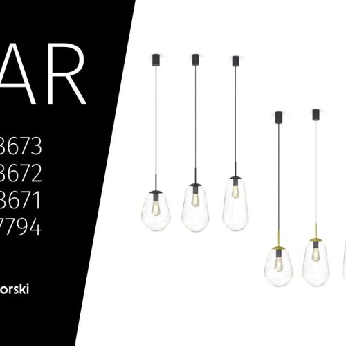 Підвісний світильник, люстра Nowodvorski Pear l E27 1x25W IP20 Золотий - Зображення 4