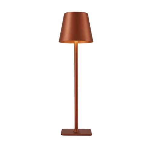 Настільна лампа з акумулятором Italux Atlis Led 1x5W 3000-6500K 300Lm IP54 Коричнева
