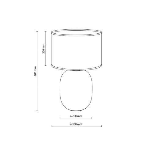 Настільна лампа TK Lighting Melody E27 1x15W IP20 - Зображення 3