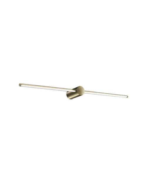 Бра, настінний світильник Ideal Lux Filo Led 1x13W 3000K 1450Lm IP44 Brass