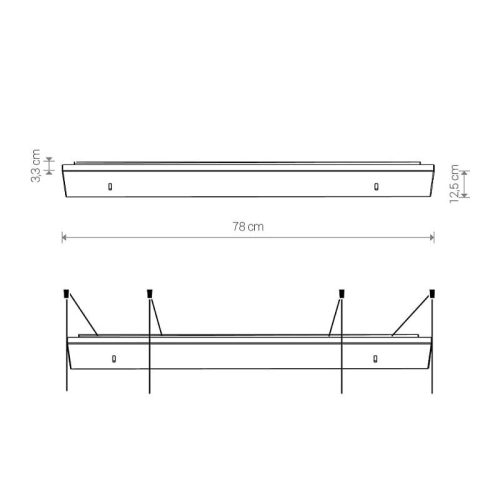 Основа Nowodvorski Cameleon Canopy D 780 10W IP20 Bl - Зображення 2