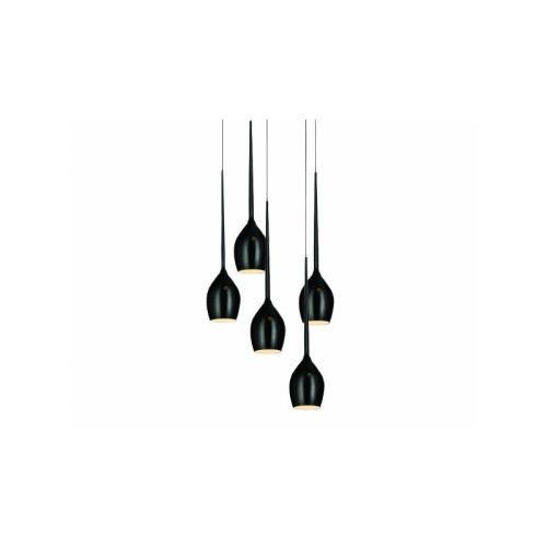 Люстра Azzardo SHINY BLACK IZZA(MD 1288A-5BL)