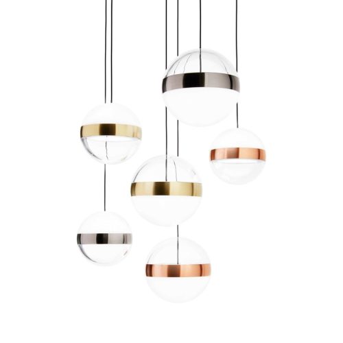 Підвісний світильник, люстра Ideal Lux Galaxy Led 6x58W 3000K 5750Lm IP20 Чорний - Зображення 3