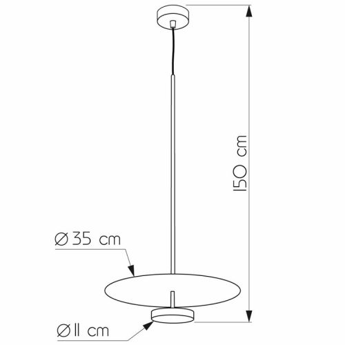Підвісний світильник, люстра Imperium Light Toledo LED 1x9W 3000K IP20 - Зображення 3