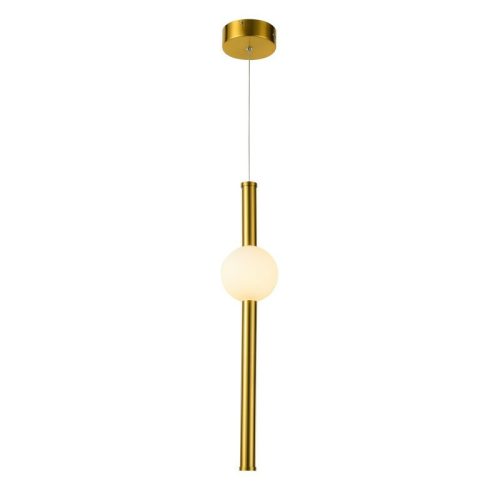 Підвісний світильник, люстра Italux Halling Led 1x10W 3000K 777Lm IP20 Золотий