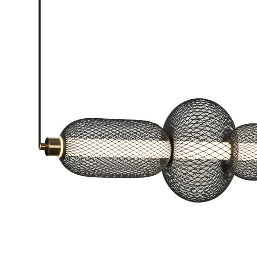 Підвісний світильник, люстра Italux Marco Led 1x16W 3000K 900Lm IP20 Чорний - Зображення 3