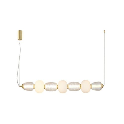 Підвісний світильник, люстра Italux Eris Led 1x42W 3000K 7029Lm IP20 Золотий