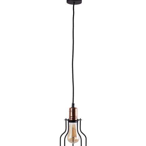 Підвісний світильник, люстра Nowodvorski Workshop E27 1x60W IP20 Чорний