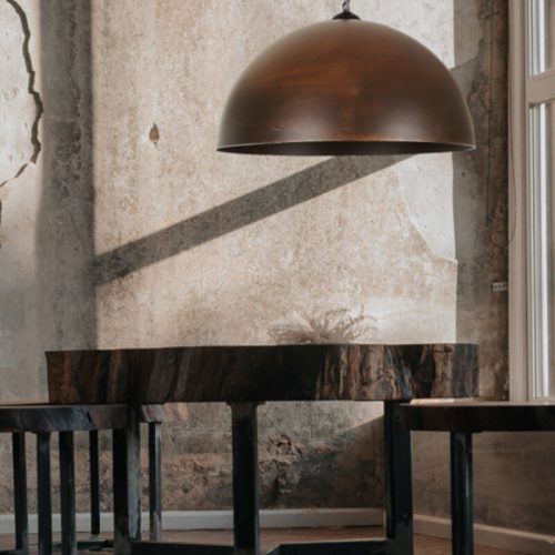 Підвісний світильник, люстра Nowodvorski Hemisphere Rust I L E27 1x60W IP20 Коричневий - Зображення 3