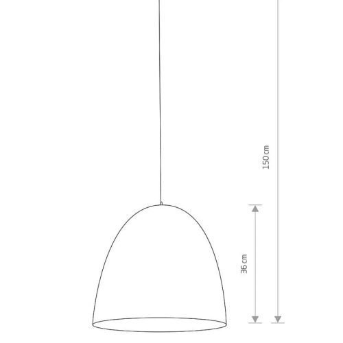 Підвісний світильник, люстра Nowodvorski Egg E27 1x40W IP20 Білий - Зображення 2