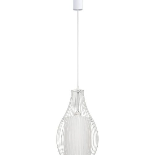 Підвісний світильник, люстра Nowodvorski Camilla E27 1x40W IP20 Білий - Зображення 1