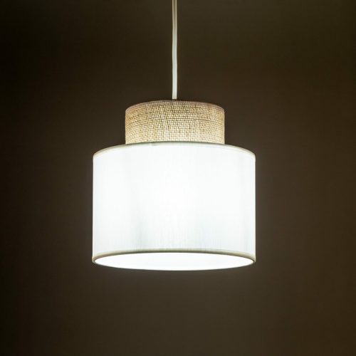 Підвісний світильник, люстра Tk Lighting Duo Juta E27 1x15W IP20 Білий - Зображення 3