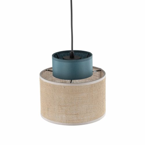 Підвісний світильник, люстра Tk Lighting Duo Juta E27 1x15W IP20 Бежевий - Зображення 3