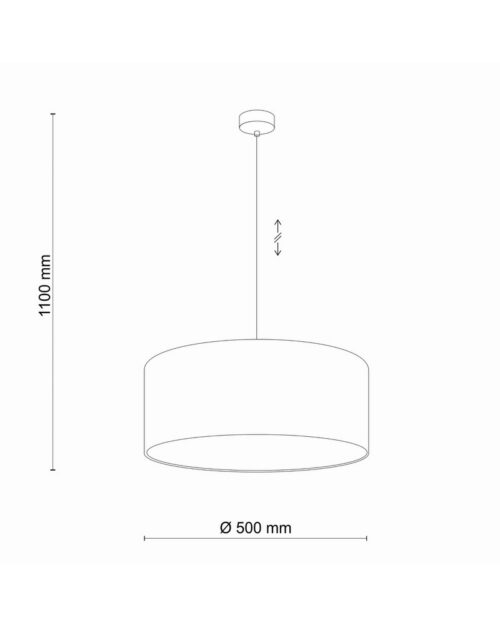 Люстра TK Lighting Earth E27 3x15W IP20 - Зображення 3