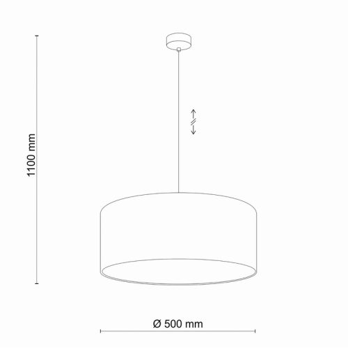Підвісний світильник, люстра TK Lighting Earth E27 3x15W IP20 - Зображення 3
