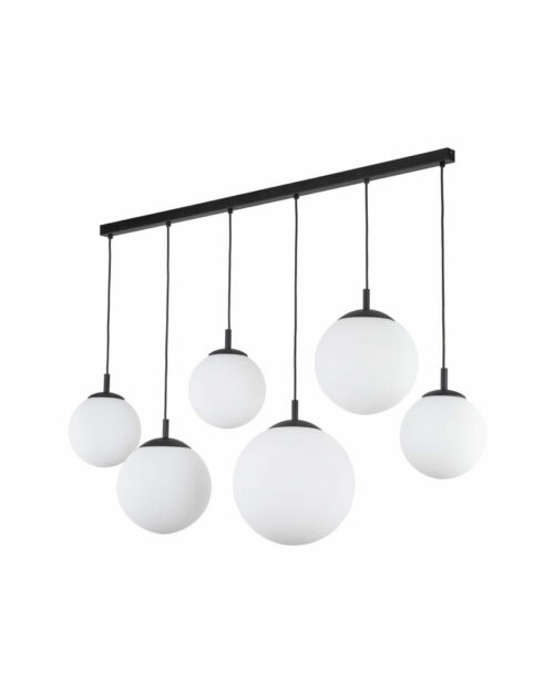 Підвісний світильник, люстра TK Lighting Esme E27 6x15W IP20 Чорний