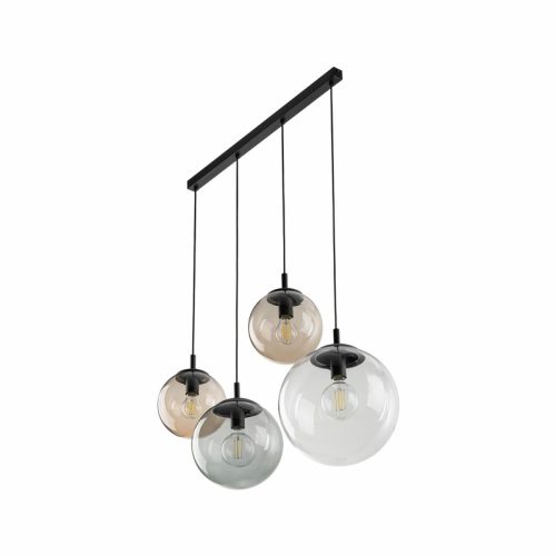 Підвісний світильник, люстра TK Lighting Esme E27 4x15W IP20 Чорний - Зображення 3