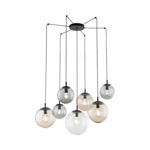 Підвісний світильник TK Lighting Esme E27 7x15W IP20 Bk - Зображення 3