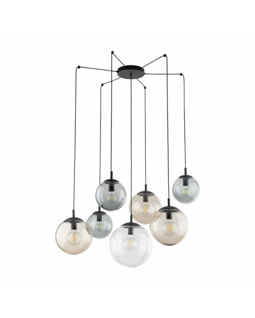 Підвісний світильник TK Lighting Esme E27 7x15W IP20 Bk