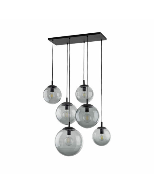 Підвісний світильник, люстра TK Lighting Esme E27 6x15W IP20 Чорний