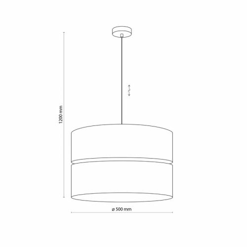 Підвісний світильник, люстра TK Lighting Eco E27 3x15W IP20 - Зображення 3