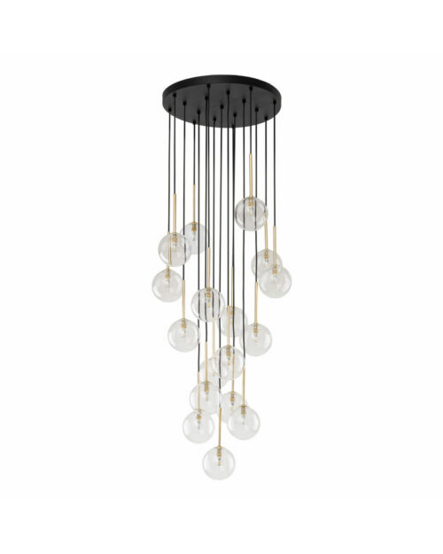 Люстра TK Lighting Nilos G9 17x6W IP20 Чорна