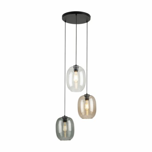 Підвісний світильник, люстра TK Lighting Elio E27 3x15W IP20 Чорний - Зображення 2