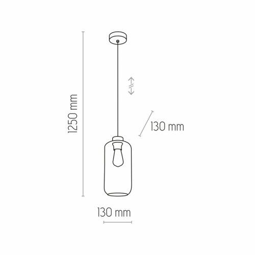 Підвісний світильник, люстра TK Lighting Marco E27 1x15W IP20 - Зображення 3
