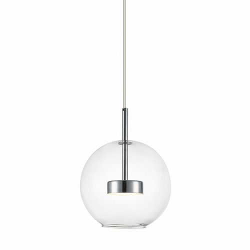 Підвісний світильник, люстра Zuma Line Enceladus Led 1x5W 3000K 500Lm IP20 Хром - Зображення 2