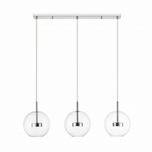 Підвісний світильник, люстра Zuma Line Enceladus Led 3x5W 3000K 500Lm IP20 Хром