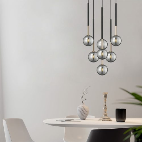 Люстра Zuma Line Arcturus G9 7x4W IP20 Чорна - Зображення 3