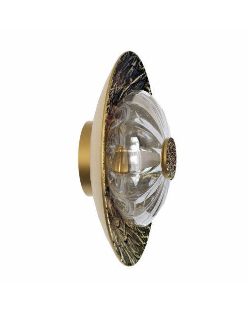 Бра, настінний світильник Pikart Vulcane G4 1x60W IP20 Brass - Зображення 3