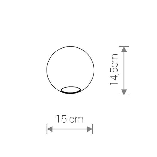 Плафон для світильника Nowodvorski Cameleon Sphere S E27/G9 Transparent - Зображення 2