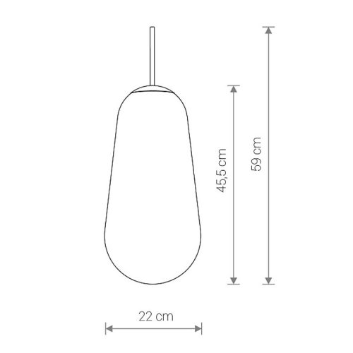 Плафон Nowodvorski Cameleon Pear Black L E27/G9 40W/10W IP20 - Зображення 3