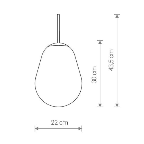 Плафон Nowodvorski Cameleon Pear Black S E27/G9 40W/10W IP20 - Зображення 2