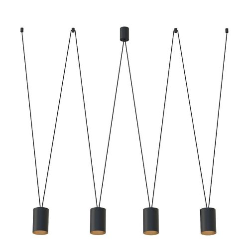 Підвісний світильник, люстра Nowodvorski More tone GU10 4x10W IP20 Чорний - Зображення 1