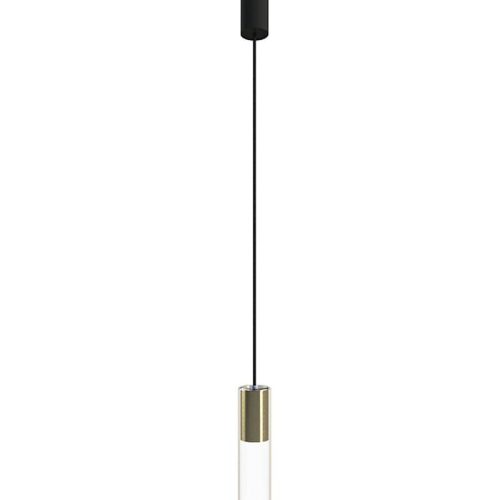 Підвісний світильник, люстра Nowodvorski Cylinder M GU10 1x10W IP20 Чорний - Зображення 1