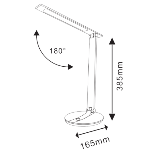 Настільна лампа Goldlux Serra Led 1x8W IP20 Біла - Зображення 3