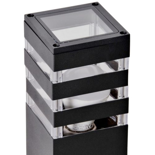 Вуличний світильник з датчиком руху Goldlux Teksas E27 1x12W IP44 GR - Зображення 3