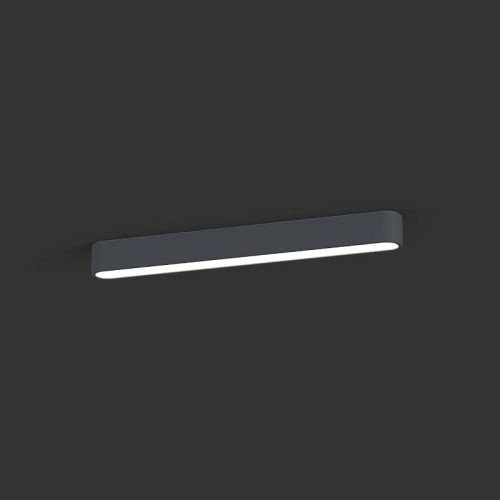 Світильник стельовий Nowodvorski Soft led T8LED 1x11W 3000K 1700Lm IP20 Сірий - Зображення 3