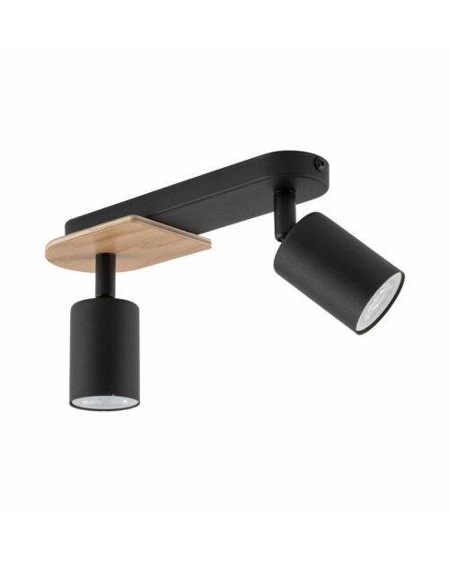 Світильник поворотний, спот TK Lighting Cover Wood GU10 2x10W IP20