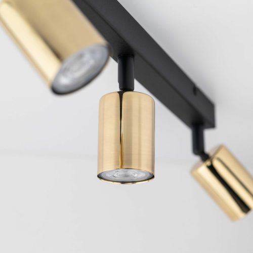 Світильник поворотний, спот TK Lighting Top GU10 3x10W IP20 Золотий - Зображення 3