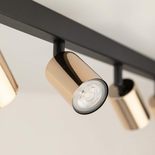 Світильник поворотний, спот TK Lighting Top GU10 8x10W IP20 Золотий - Зображення 3