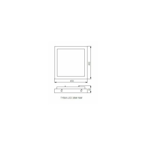 Світильник стельовий Kanlux Tybia led 38w-nw - Зображення 3