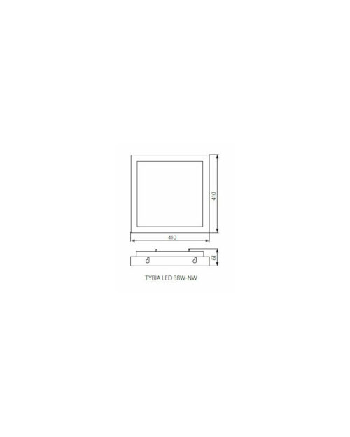 Світильник стельовий Kanlux Tybia led 38w-nw - Зображення 3