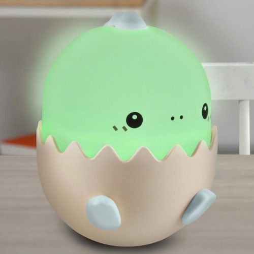 Нічник Динозаврик блакитний, настільна лампа з акумулятором Goldlux Baby Dino Led 1x0.75W RGB USB 5V DC 1A IP20 - Зображення 3