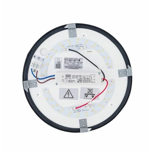 Світильник стельовий із датчиком руху Nowodvorski Arena Sensor E14 3x10W IP20 Чорний - Зображення 3